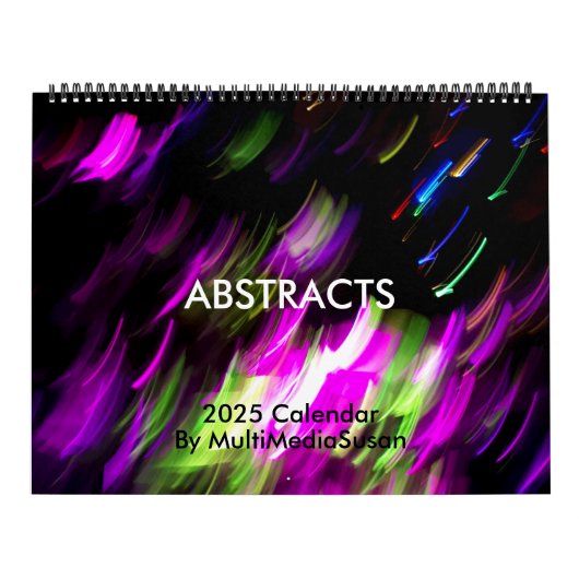 Abstracte & Bloemenkalender 2025 - MultiMediaSusan Kalender (Hoes)