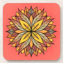 Abstracte bloemenkleurige bloemen