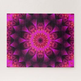 Abstracte bloemenlegpuzzel legpuzzel
