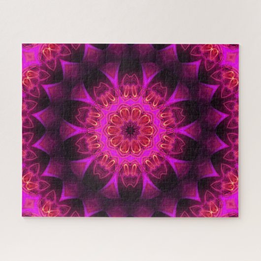 Abstracte bloemenlegpuzzel legpuzzel (Horizontaal)