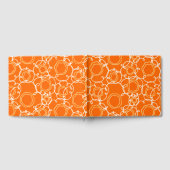 ABSTRACTE BLOEMENMATRIX IN ORANJE GASTENBOEK (Volledig)