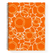 ABSTRACTE BLOEMENMATRIX IN ORANJE