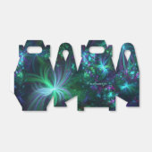 Abstracte bloemenpatroongevel Favor Box Bedankdoosjes (Uitgevouwen)