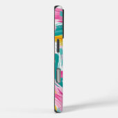 Abstracte bloemenpenseelstreken Case-Mate iPhone case (Achterkant / Rechts)