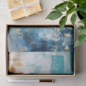 Abstracte bloemenschilderij achtergrond decoupage tissuepapier (Geschenk)