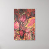 Abstracte bloemenschilderij Print (Voorkant)