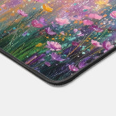 Abstracte bloemenschildering met levendige kleuren bureaumat (Hoek)