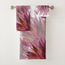 Abstracte bloemenschildering met waterverf handges