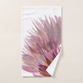 Abstracte bloemenschildering met waterverf handges bad handdoek (Handdoek)
