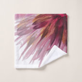 Abstracte bloemenschildering met waterverf handges bad handdoek (Wasdoekje)