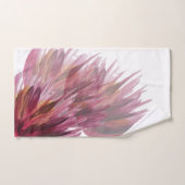 Abstracte bloemenschildering met waterverf handges bad handdoek (Handdoek)