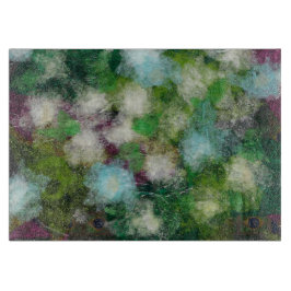 Abstracte bloemensnijplank snijplank