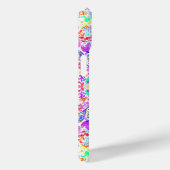 Abstracte bloementepatronen met een kleur Case-Mate iPhone case (Achterkant / Rechts)