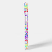 Abstracte bloementepatronen met een kleur Case-Mate iPhone case (Achterkant / Links)