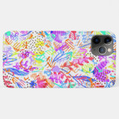Abstracte bloementepatronen met een kleur Case-Mate iPhone case (Achterkant (horizontaal))