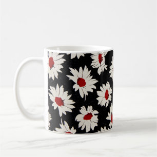 Abstracte bloemetjes, een kunstzinnig waterverf pa koffiemok