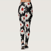Abstracte bloemetjes, een kunstzinnig waterverf pa leggings (Achterkant)