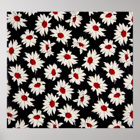 Abstracte bloemetjes, een kunstzinnig waterverf pa poster (Voorkant)