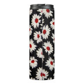 Abstracte bloemetjes, een kunstzinnig waterverf pa thermosbeker (Achterkant)