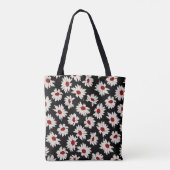 Abstracte bloemetjes, een kunstzinnig waterverf pa tote bag (Achterkant)