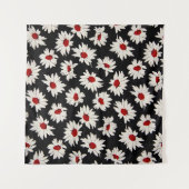 Abstracte bloemetjes, een kunstzinnig waterverf pa wandkleed (Voorkant)