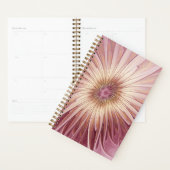 Abstracte bloemfractaalkunst en tinten van burgund planner (Display)