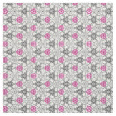 Abstracte bloemgeometrie stof (Swatch)