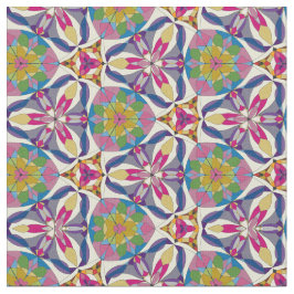 Abstracte bloemgeometrie stof