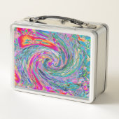 Abstracte Bloemige Psychedelische Regenboog Kleurg (Achterkant)