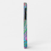Abstracte Bloemige Psychedelische Regenboog Kleurg Case-Mate iPhone Case (Achterkant/links)