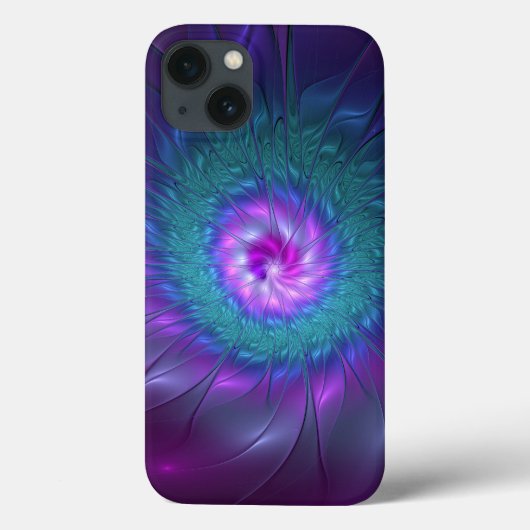 Abstracte bloemige schoonheid kleurrijke fractale Case-Mate iPhone case (Achterkant)