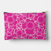 Abstracte bloemmatrix (felroze) fijne kunst etui (Achterkant)