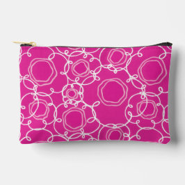 Abstracte bloemmatrix (felroze) fijne kunst etui
