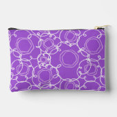 Abstracte bloemmatrix (paars) fijne kunst etui (Achterkant)