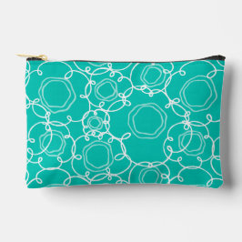 Abstracte bloemmatrix (Turquoise) Fijne Kunst Etui