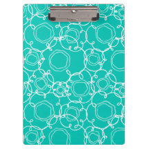 Abstracte bloemmatrix (Turquoise) Fijne Kunst