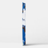 Abstracte bloemnaadloze patroonachtergrond. Elega Case-Mate iPhone Case (Achterkant / Links)