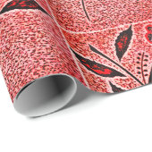 Abstracte bloemontwerp  cadeaupapier (Rol Hoek)