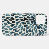 Abstracte bloempitten Case-Mate iPhone case (Achterkant (horizontaal))