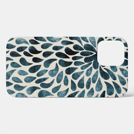 Abstracte bloempitten Case-Mate iPhone case (Achterkant (horizontaal))