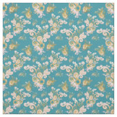 Abstracte bloemppetroleumetische herhaling stof (Swatch)
