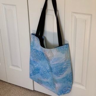 Abstracte Bloemrijke Kunst Boodschappen Strand Tote Bag