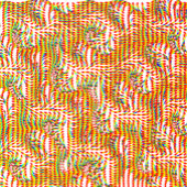 Abstracte bloemschilderingen patroonbehang poster
