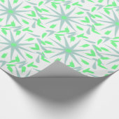 Abstracte bloemvormen naadloos patroon cadeaupapier (Hoek)