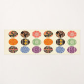 abstracte blokafdruk yogamat (Voorkant (horizontaal))