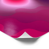 Abstracte blokfractie perfect poster (Hoek)