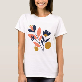 Abstracte Blossom Chic T-shirt