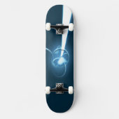 Abstracte Blue Earth-beweging Persoonlijk Skateboard (Voorkant)