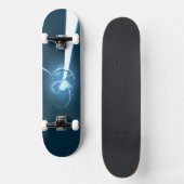 Abstracte Blue Earth-beweging Persoonlijk Skateboard (Voorkant)