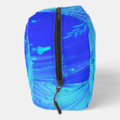 Abstracte Blue Enchanted Garden Toilettasje (Rechts)